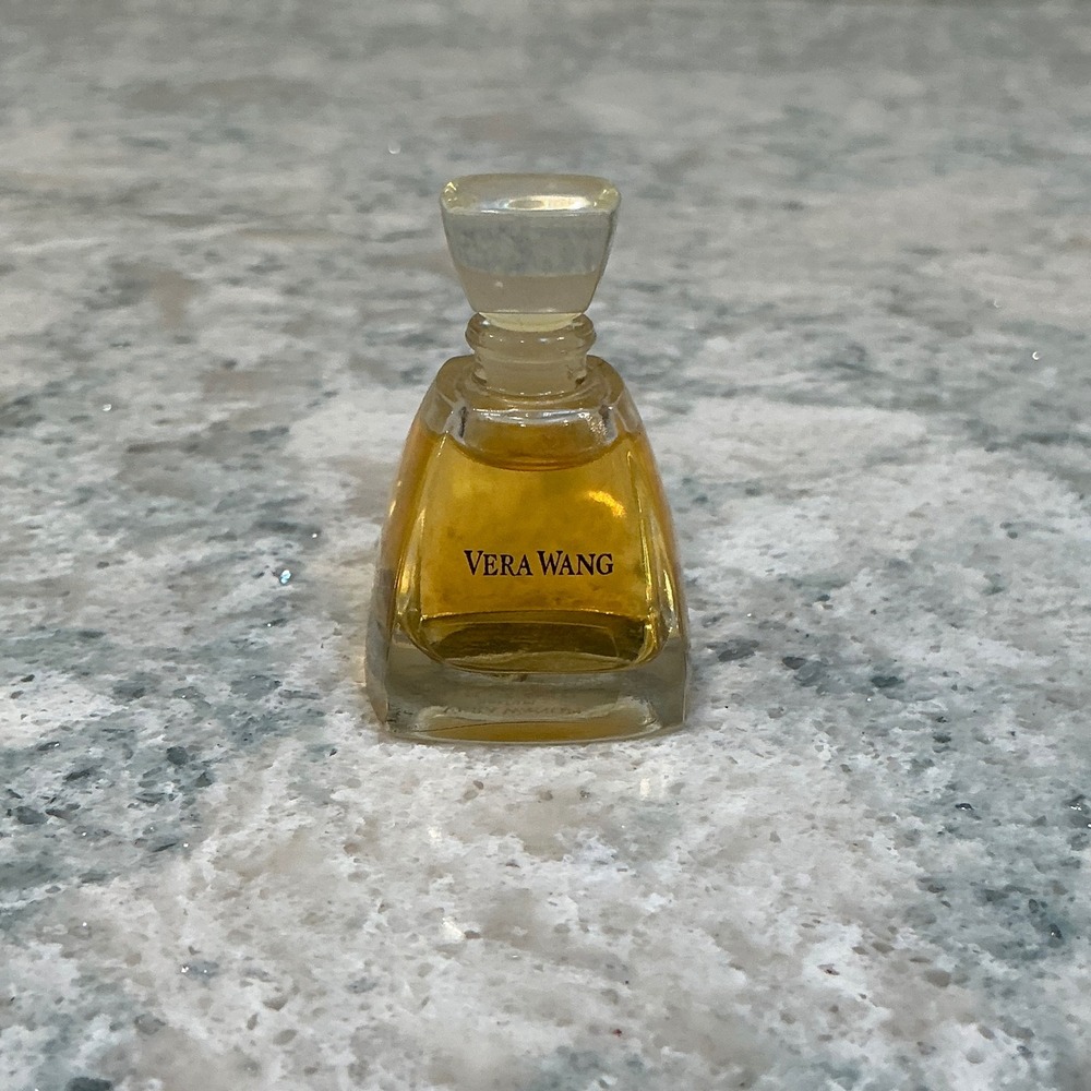 Vera Wang Parfum 0.13oz 4ml Gold Floral Miniature Splash Bottle Fragrance